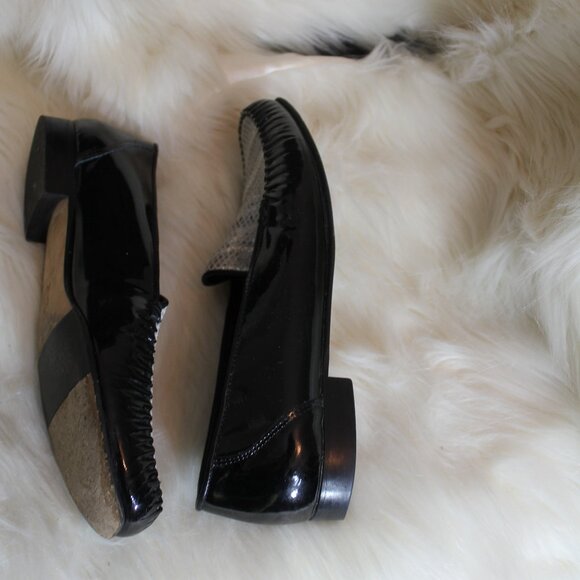 Vittorio Carli | patent leather slipon loafer shoes Made in Italy size 8.5 B - Picture 4 of 9